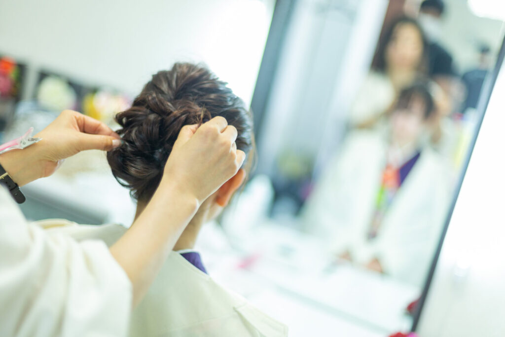 橿原市_大和高田市_桜井市の成人式_フォトスタジオワタナベ(渡辺写真館)_振袖レンタル_着付け_当日支度_写真